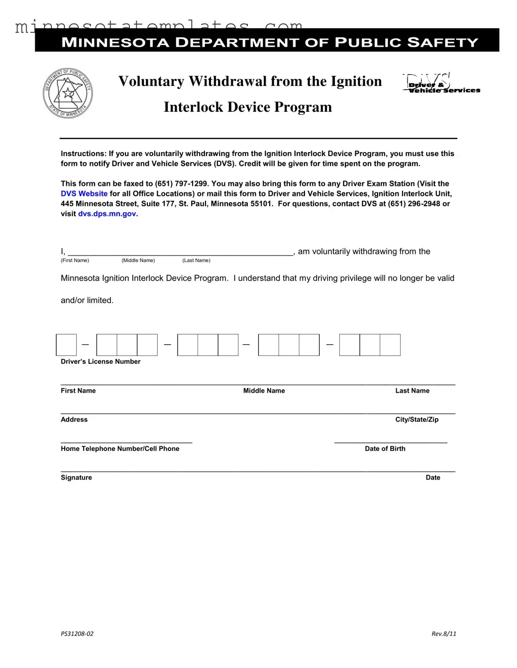 Blank Dvs Ps31208 02 Template